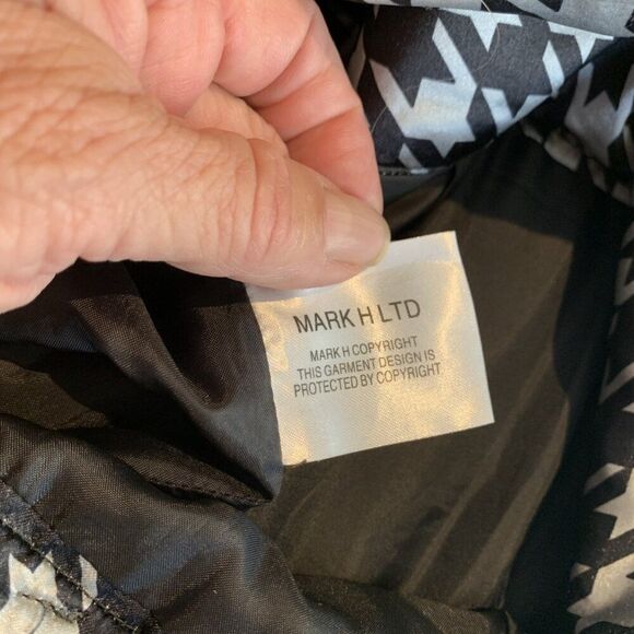 Skirt, plaid, kilt, high low hem, belted, sparkle lurex, EUC, sz Med, - Picture 8 of 15